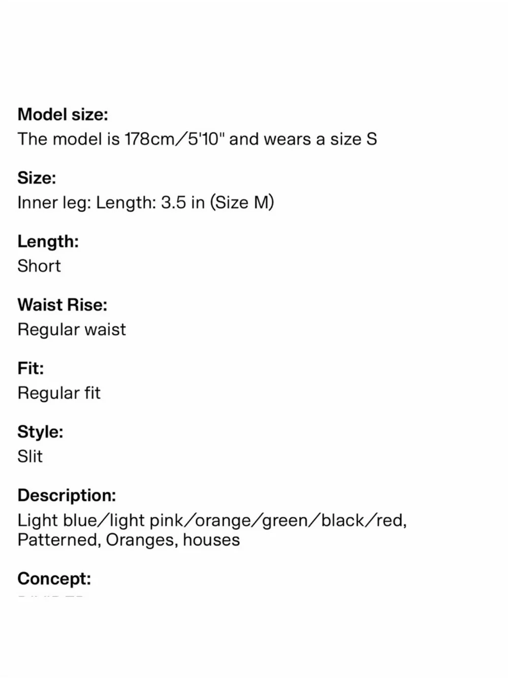 H&M Napoli matching set (shorts and top included)